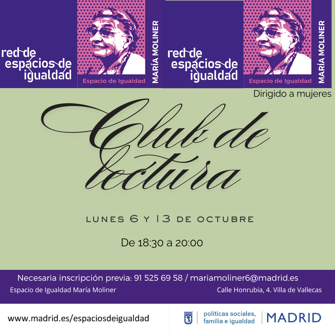 Cartel con texto con la misma información que en web