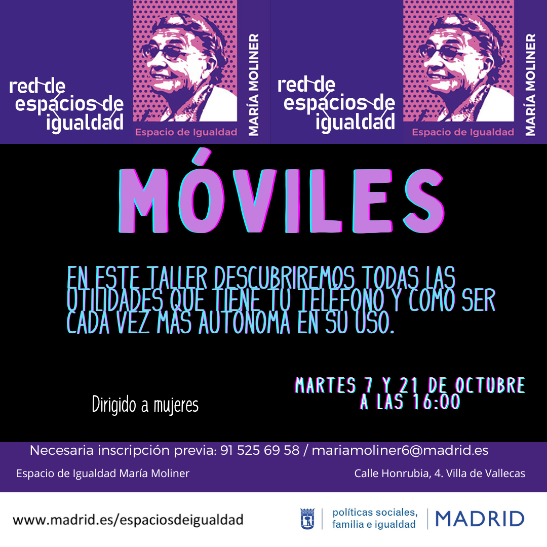 Cartel con el texto contenido en web