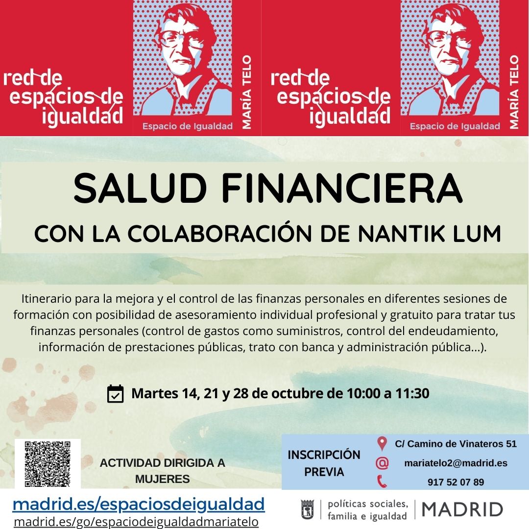 talleres de salud financiera - misma información que en web