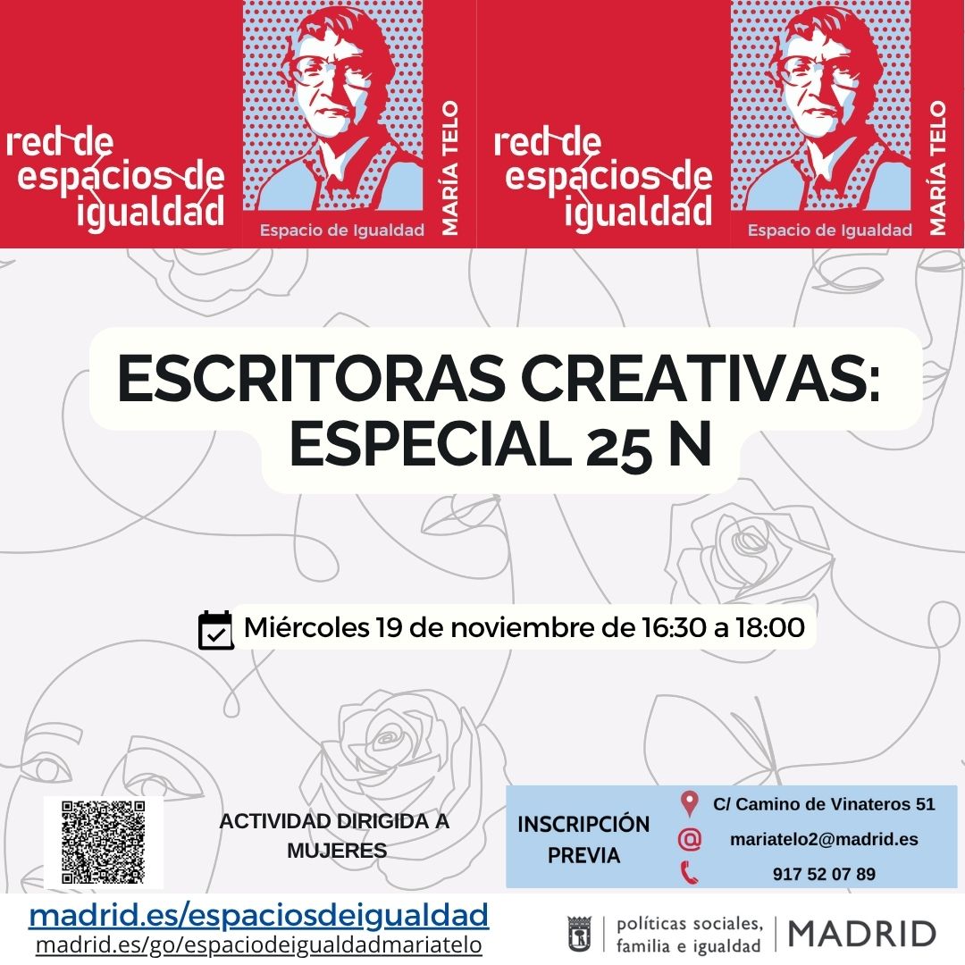 Cartel con texto como el contenido en la web