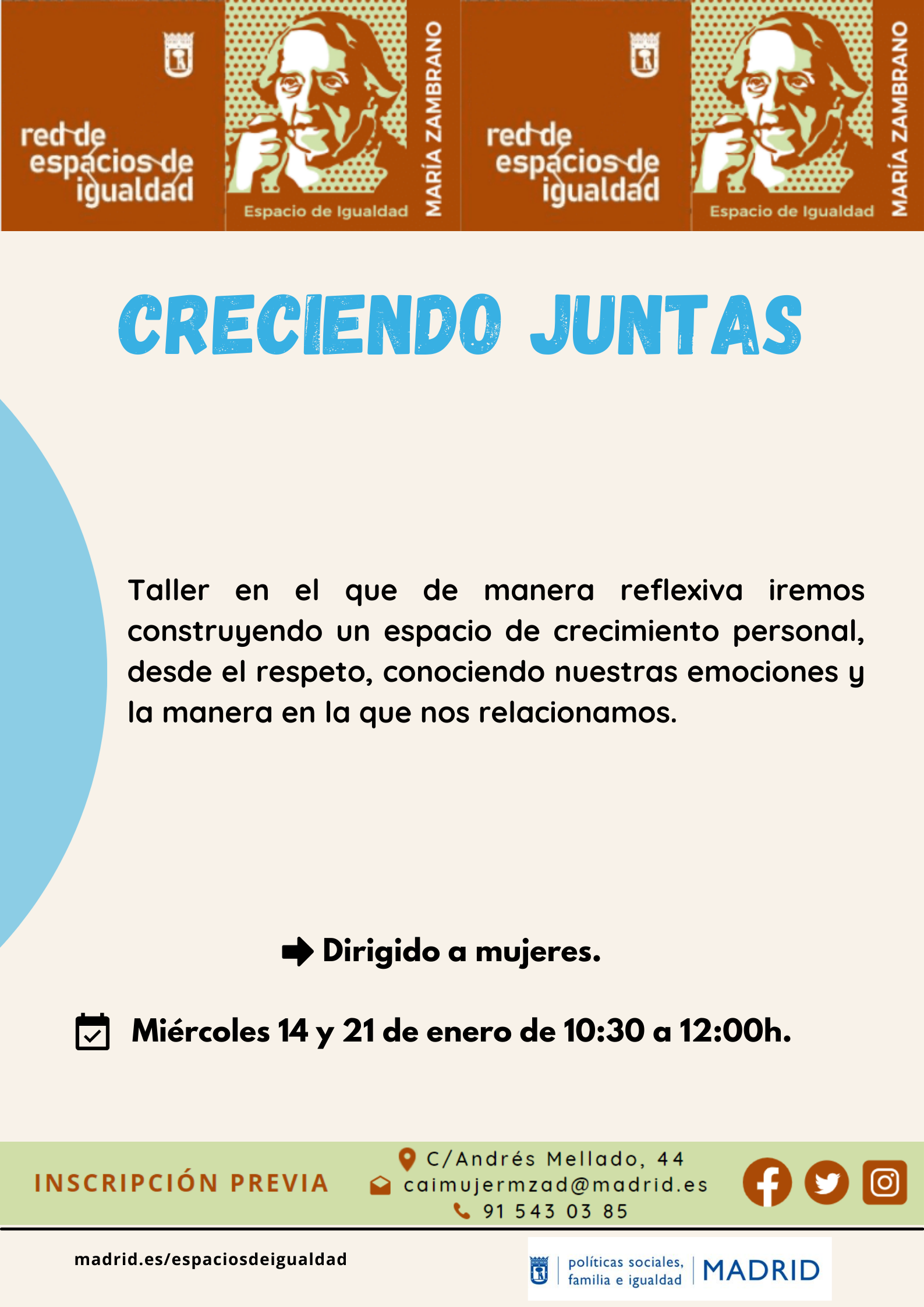 cartel con la misma informaci&oacute;n que lo publicado en web