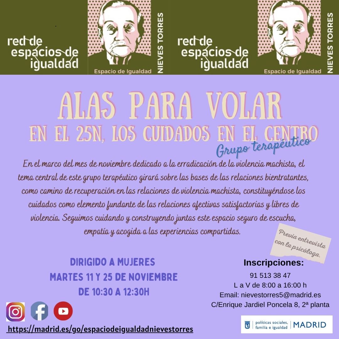 cartel de la actividad con el mismo texto que en la web