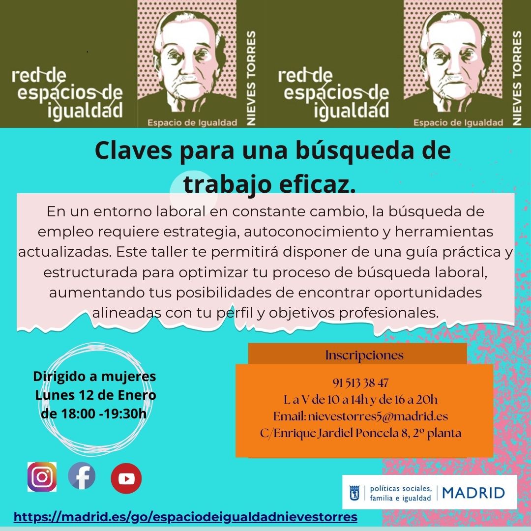 Cartel con el texto contenido en web