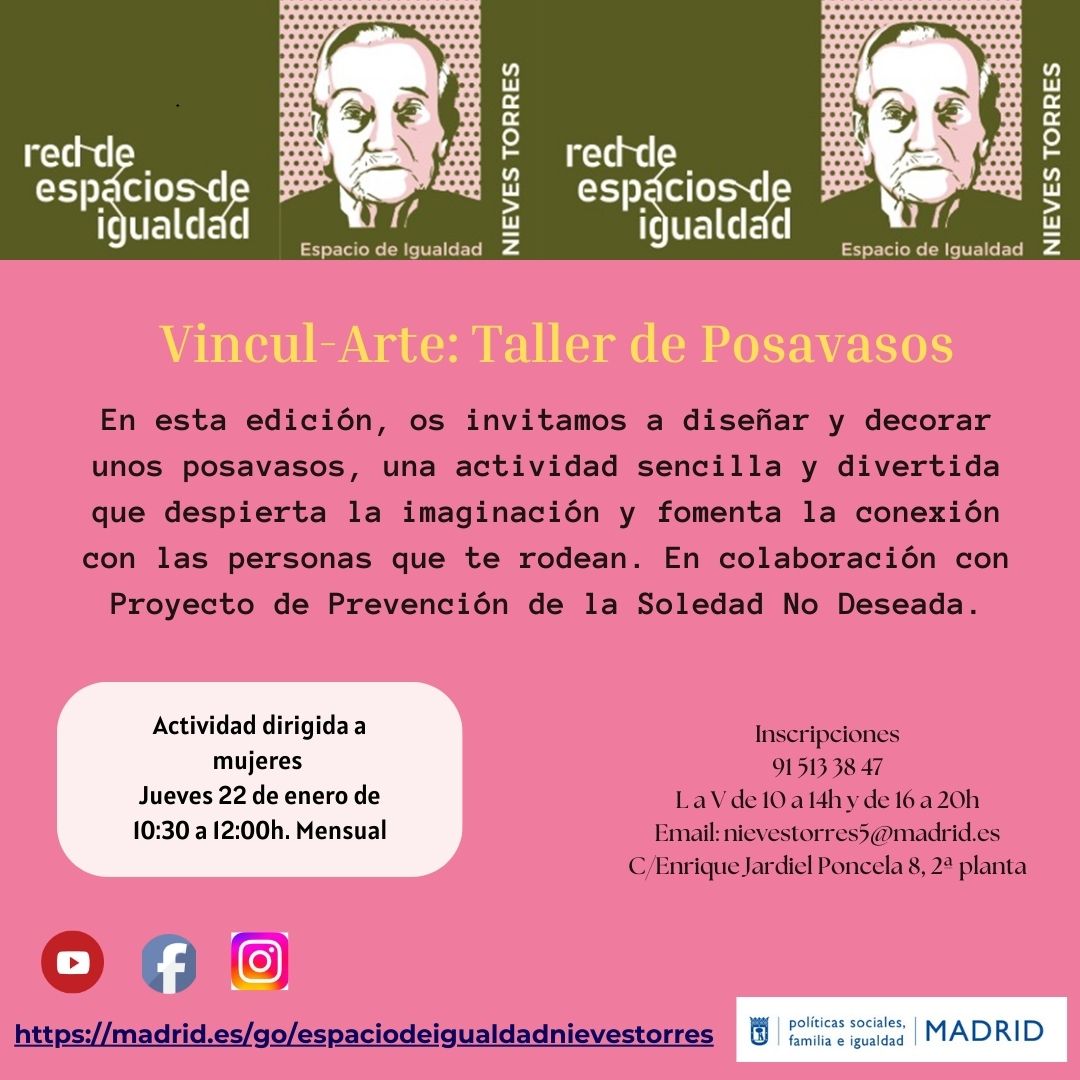 Taller de encuentro y manualidades. Informaci&oacute;n