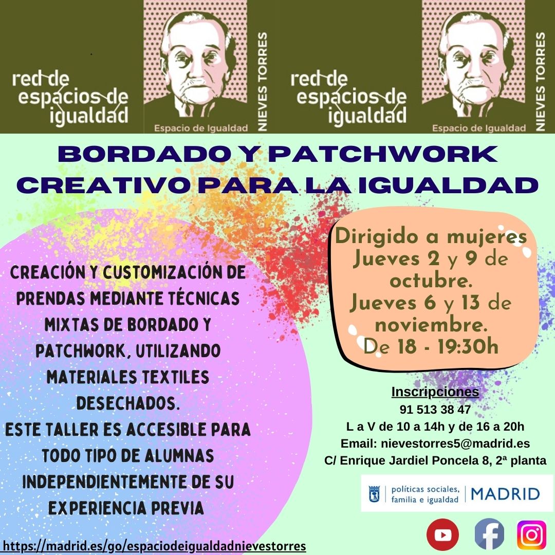 Cartel con el texto contenido en web