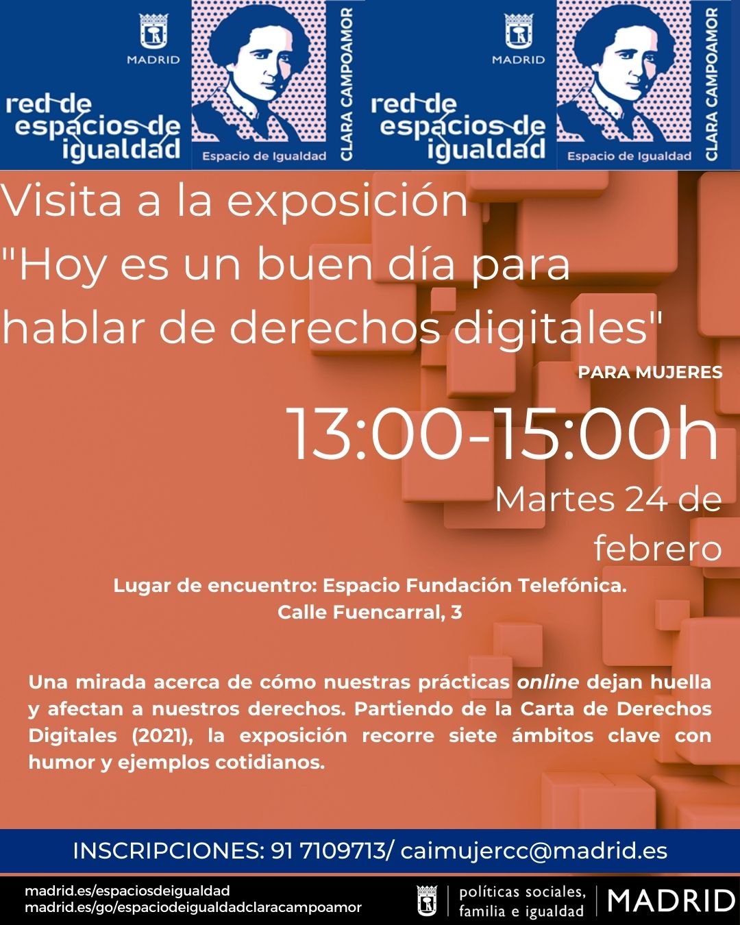 cartel con la misma informaci&oacute;n que la publicada en web
