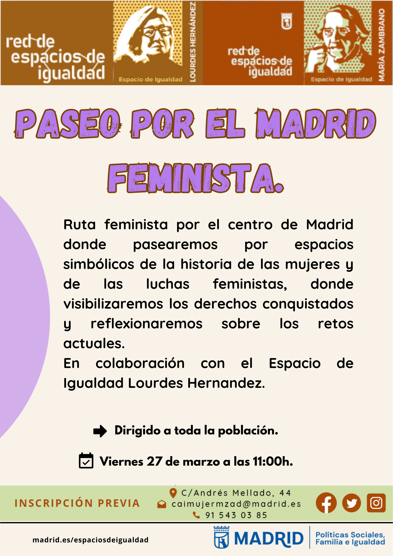 cartel con la misma informaci&oacute;n que lo publicado en web