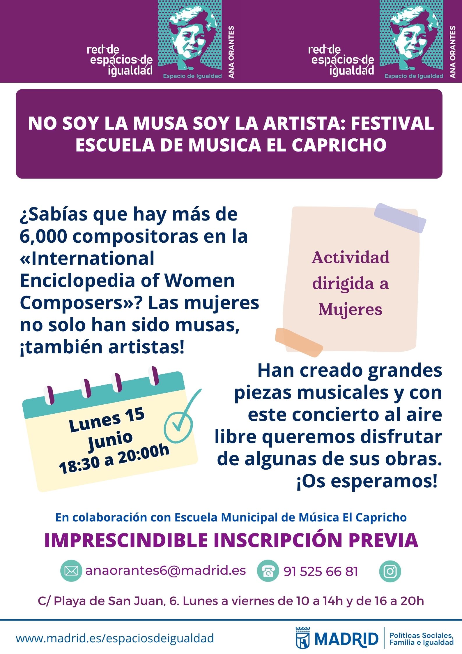 cartel con la misma informaci&oacute;n que lo publicado en web