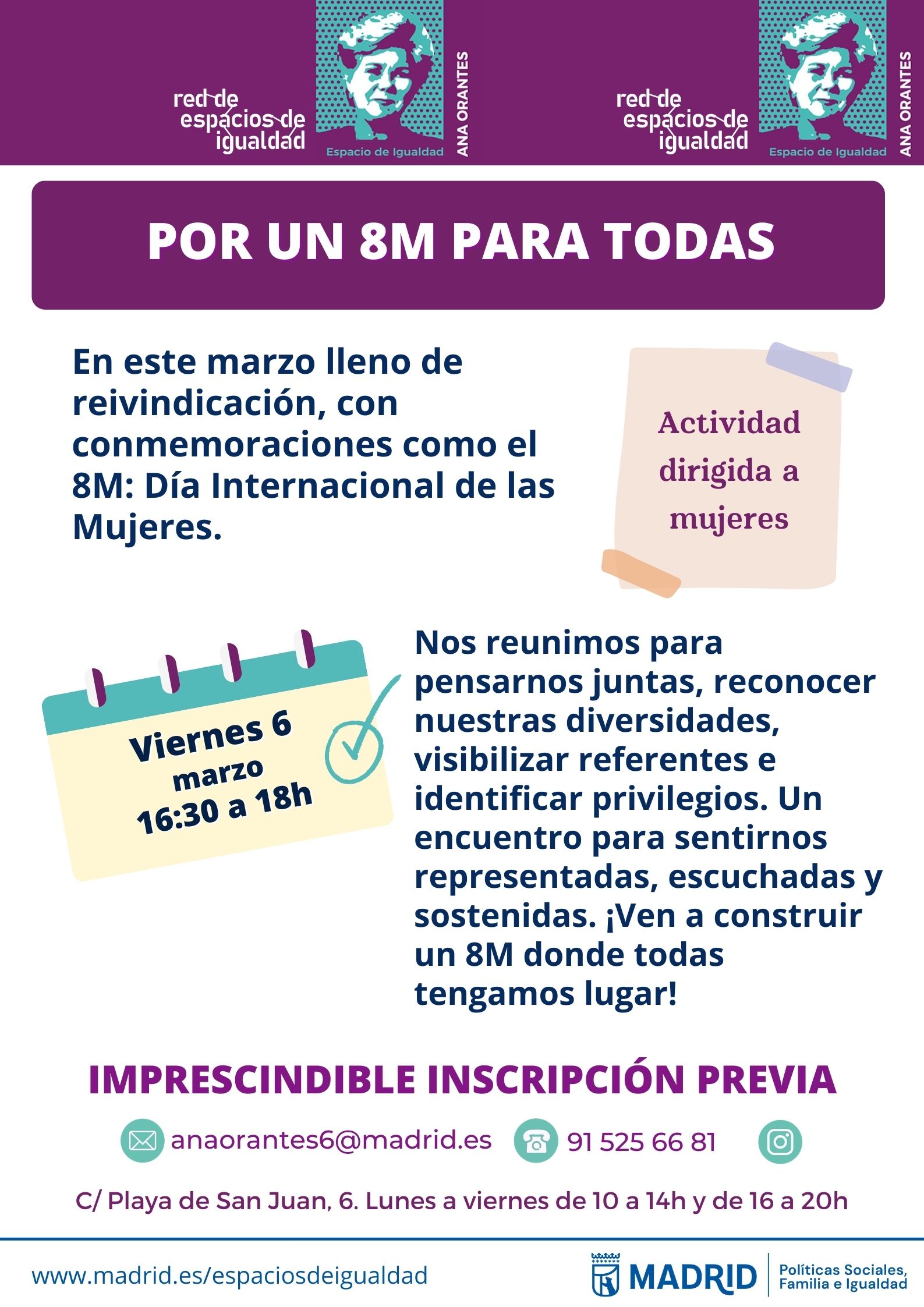cartel con la misma informaci&oacute;n que lo publicado en web