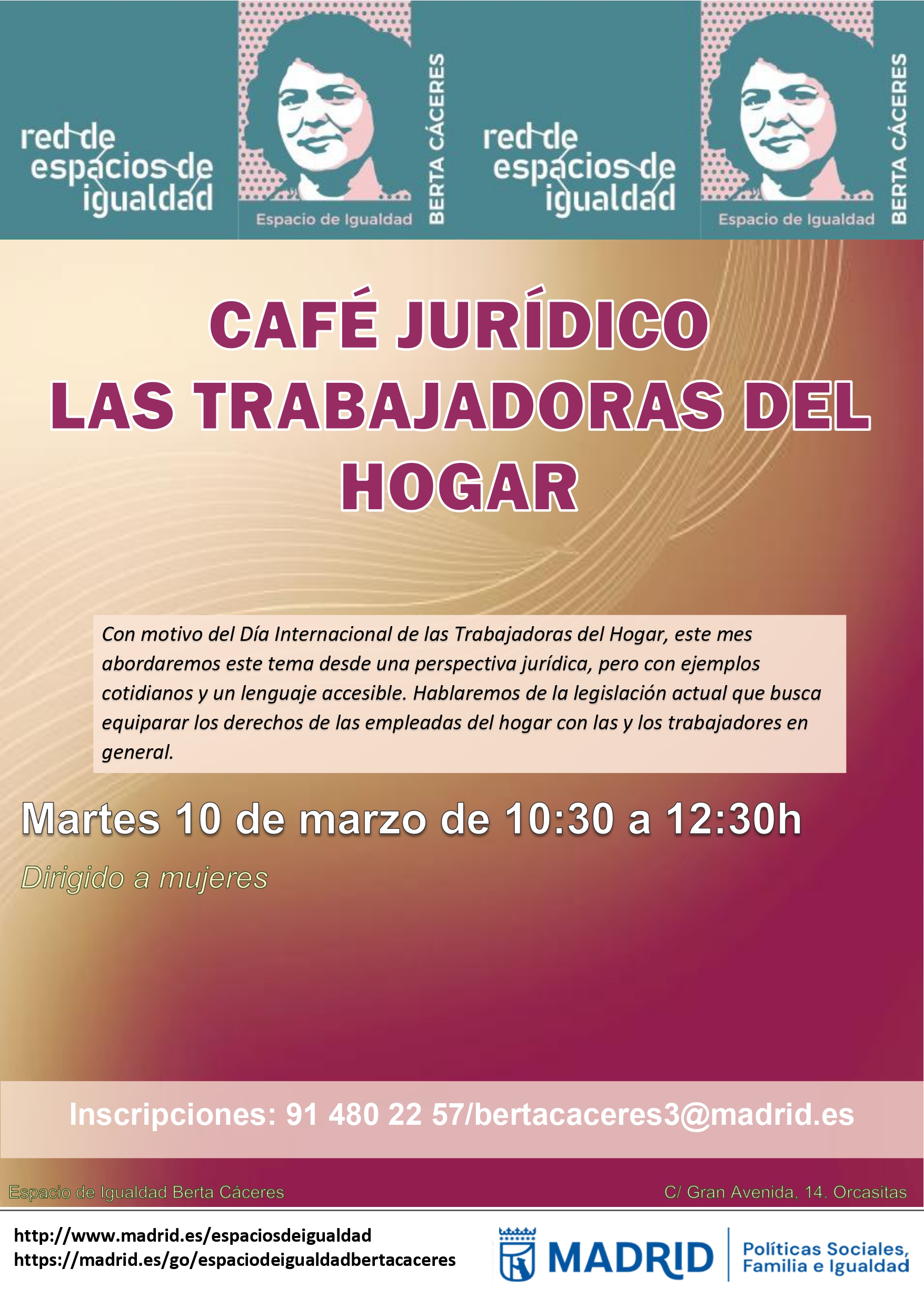 cartel con la misma informaci&oacute;n que lo publicado en web