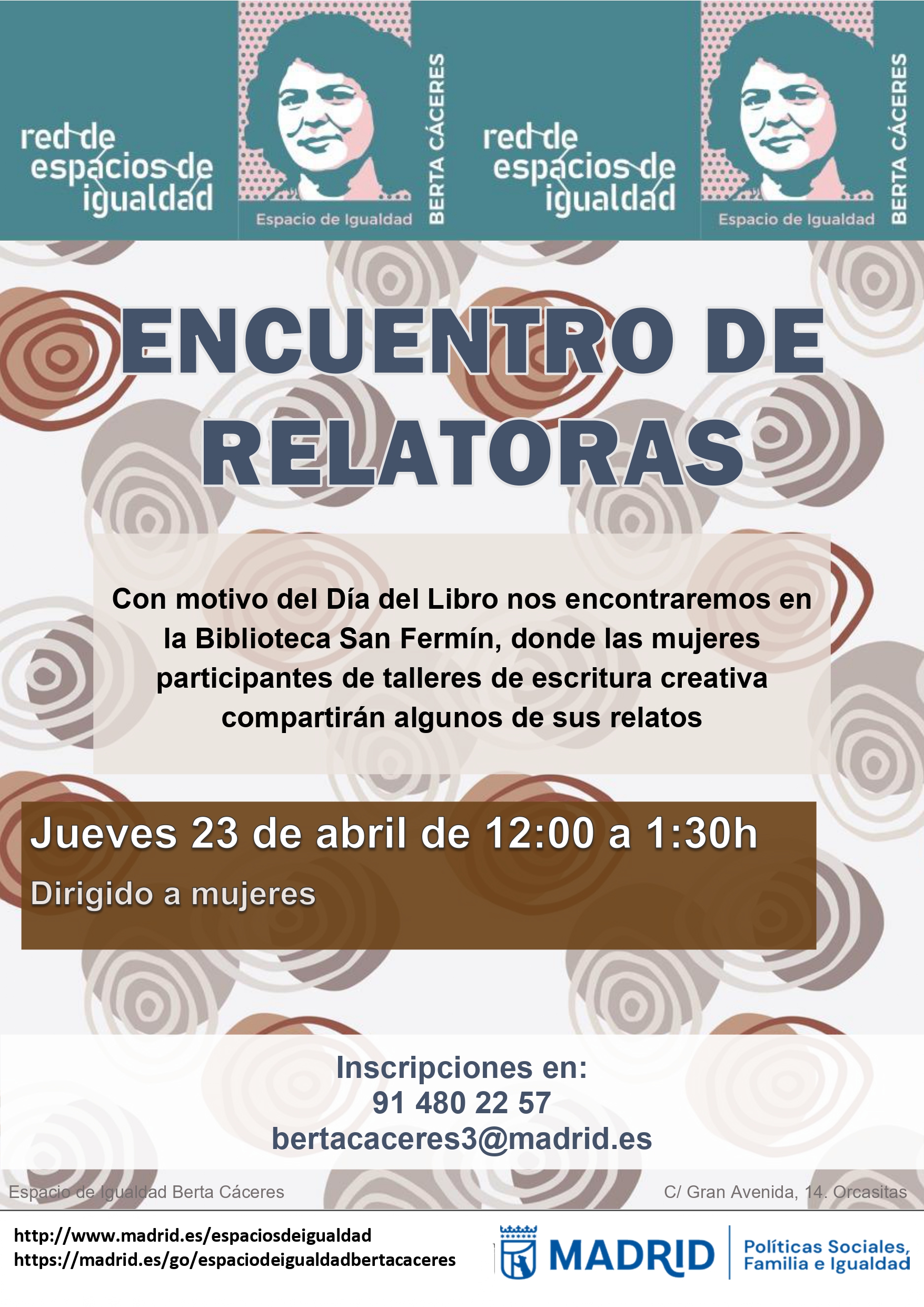 cartel con texto informativo similar a lo publicado en web