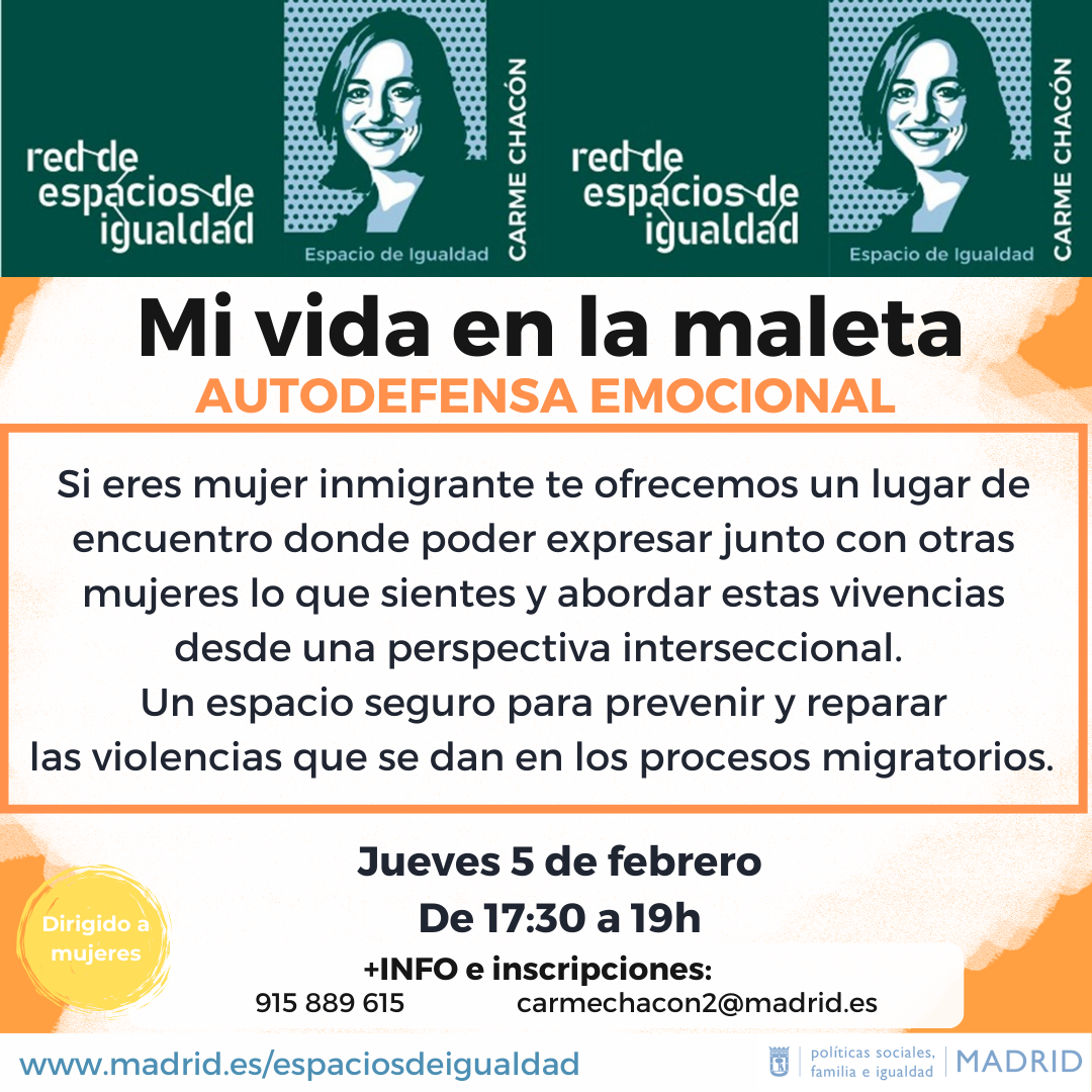 Cartel con el texto contenido en web