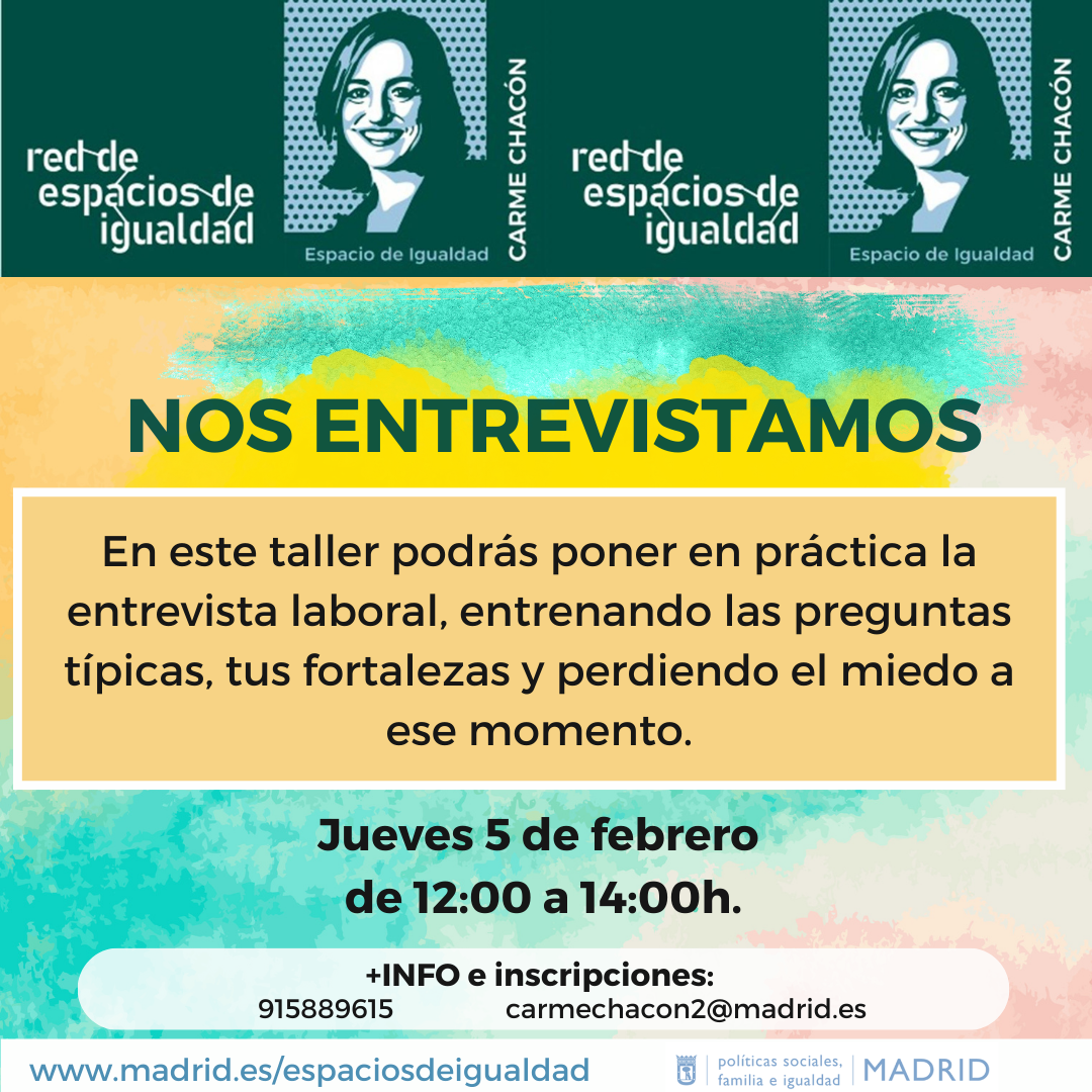 Cartel con el texto contenido en web