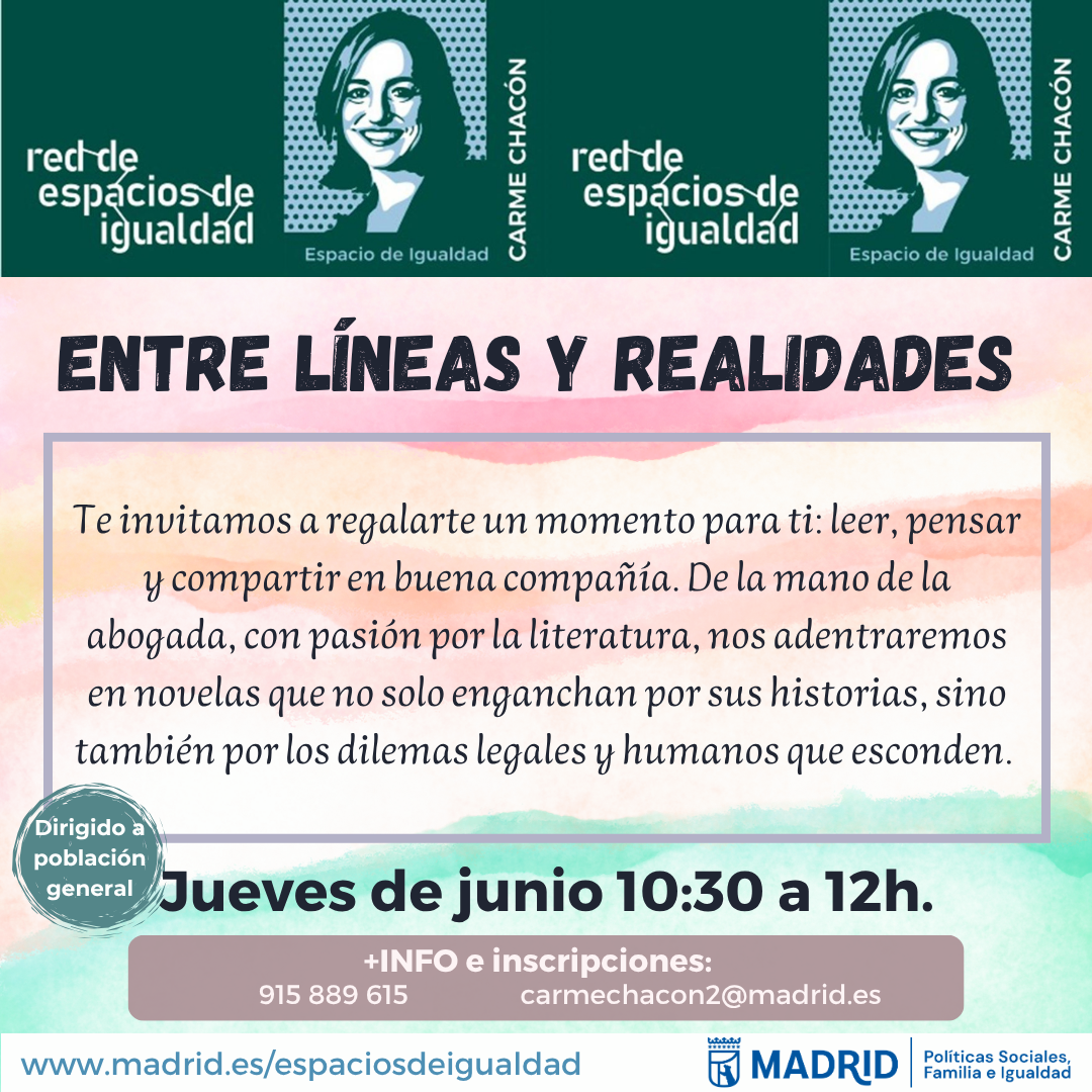 Cartel con el texto contenido en web