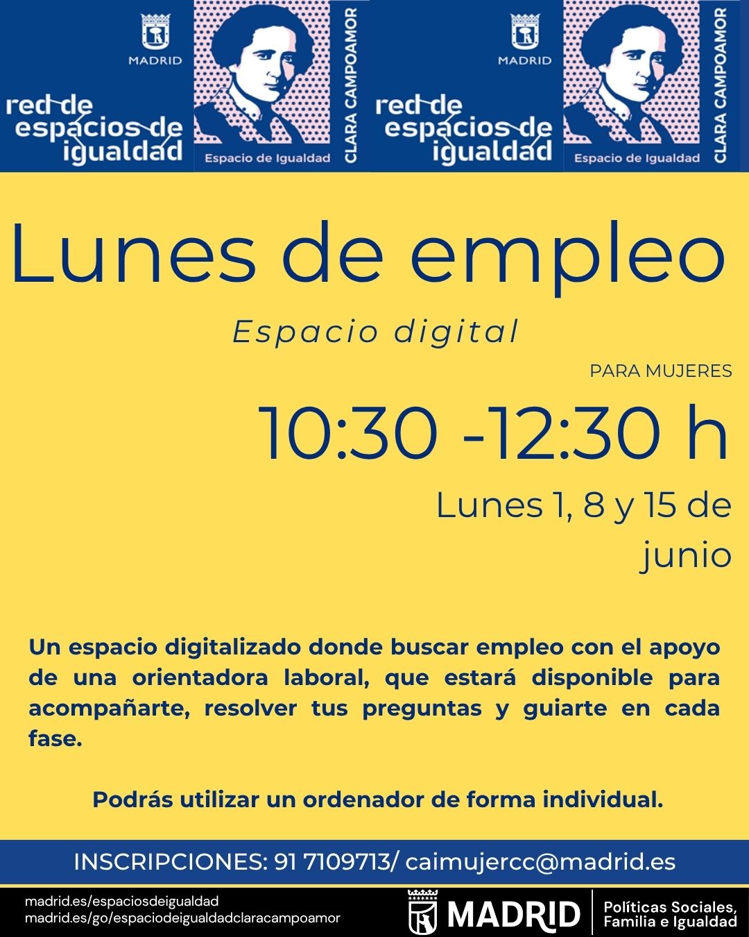 Cartel con la misma informaci&oacute;n que la publicada en web