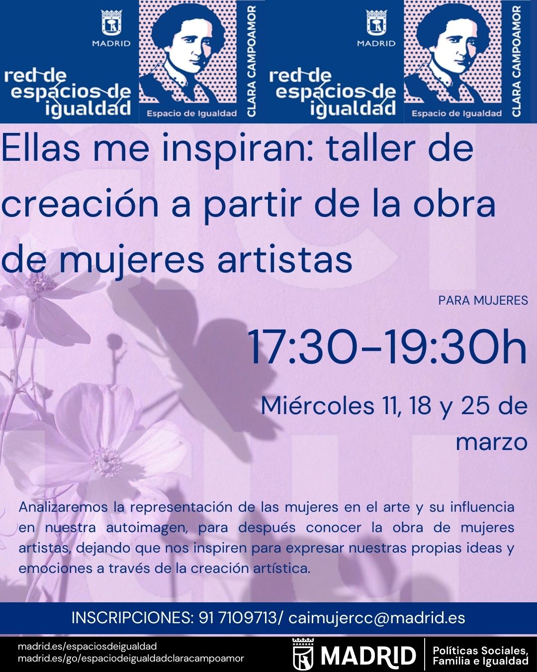 Cartel con texto con la misma informaci&oacute;n que en web