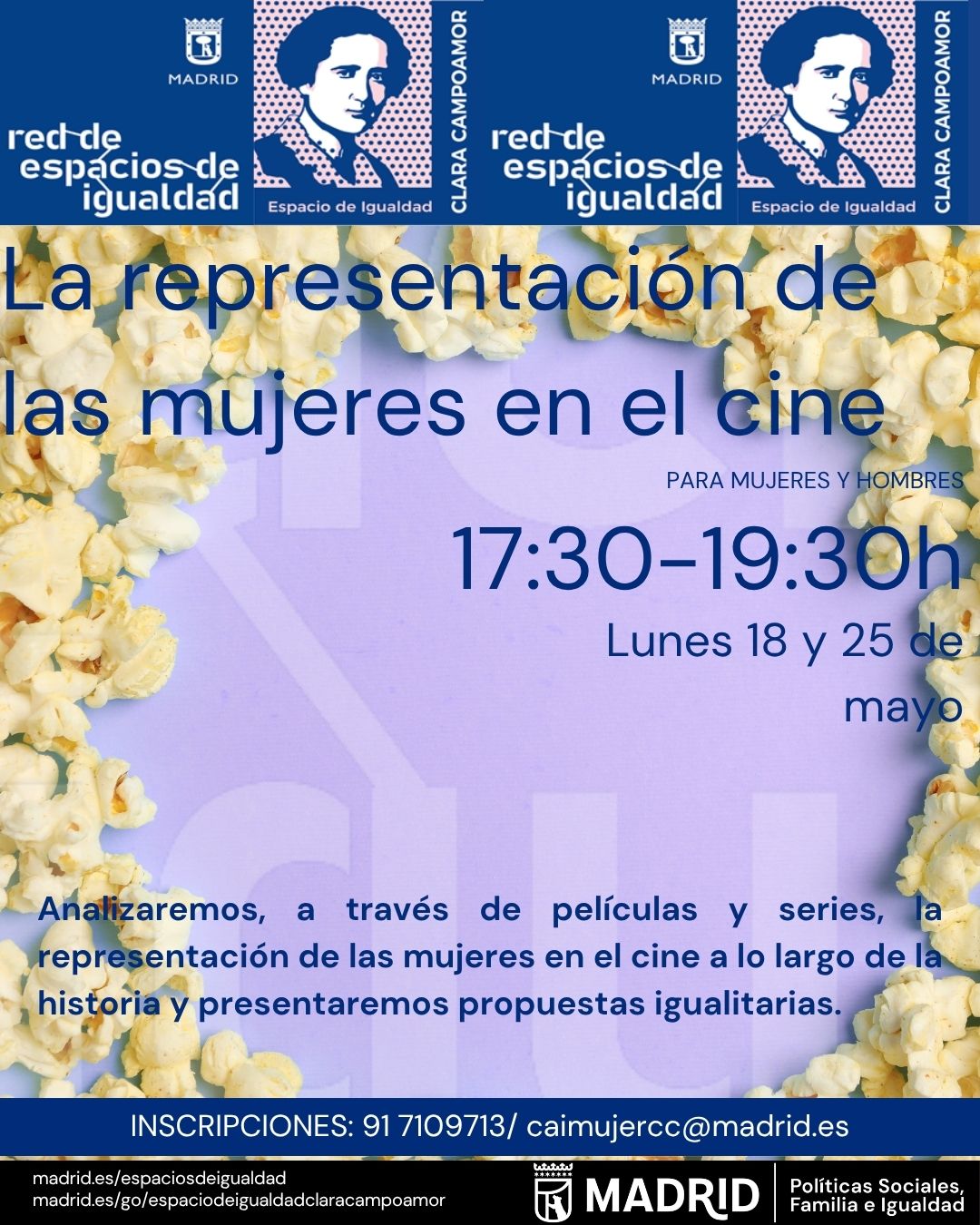 Cartel con texto con la misma informaci&oacute;n que en web