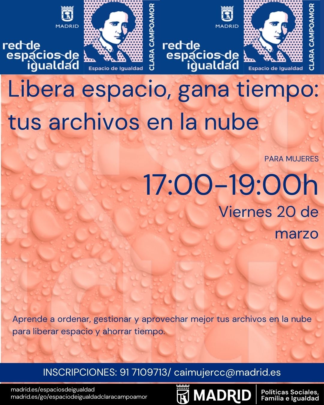 Cartel con la misma informaci&oacute;n que la publicada en web