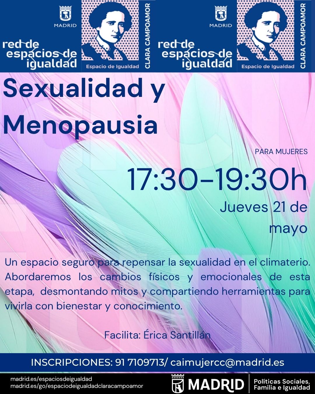 cartel con texto informativo similar al publicado en web