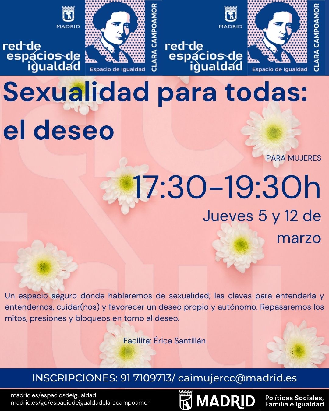 cartel con texto informativo similar al publicado en web