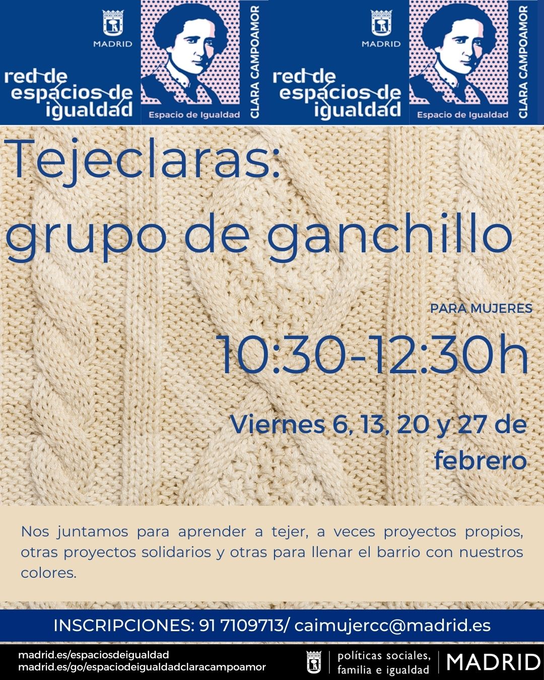 Cartel con la misma informaci&oacute;n que la publicada en web