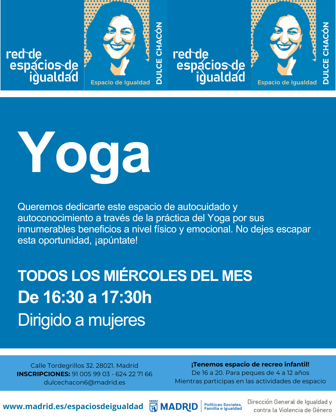 Cartel con el texto contenido en web