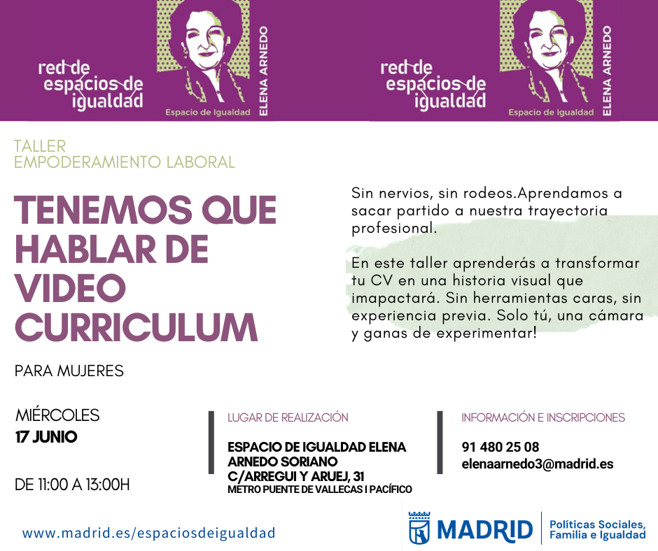 Cartel con texto contenido en web