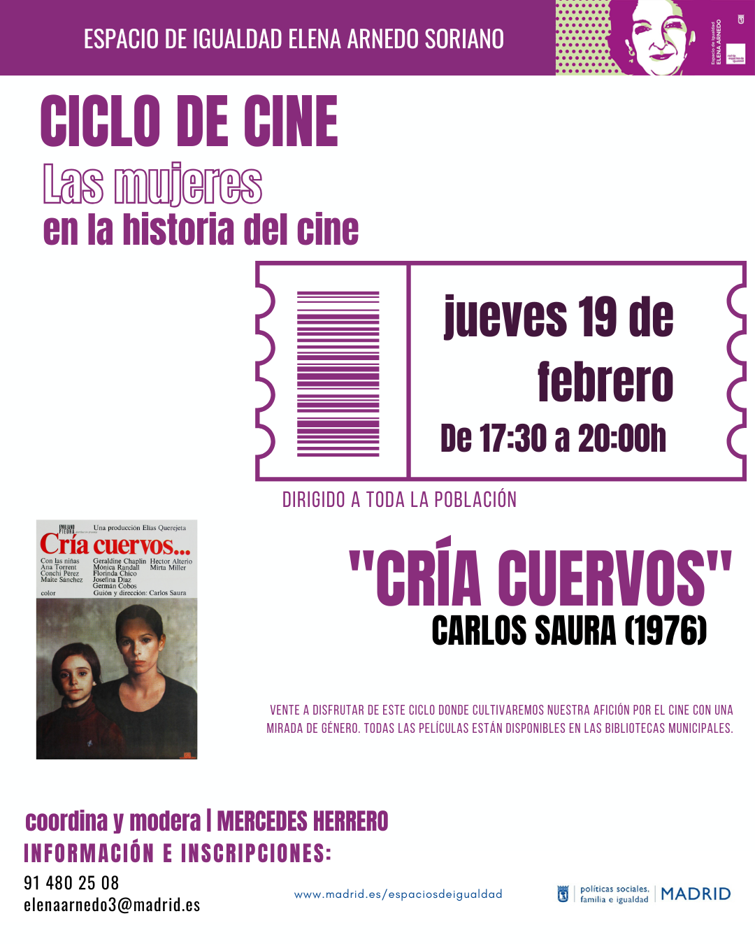 Cartel con el texto de contenido web