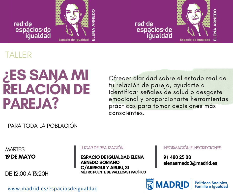 Cartel con el texto contenido en web