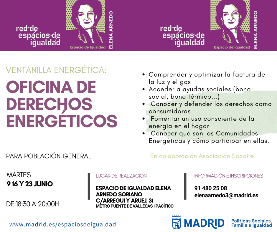 Cartel con el texto contenido en web