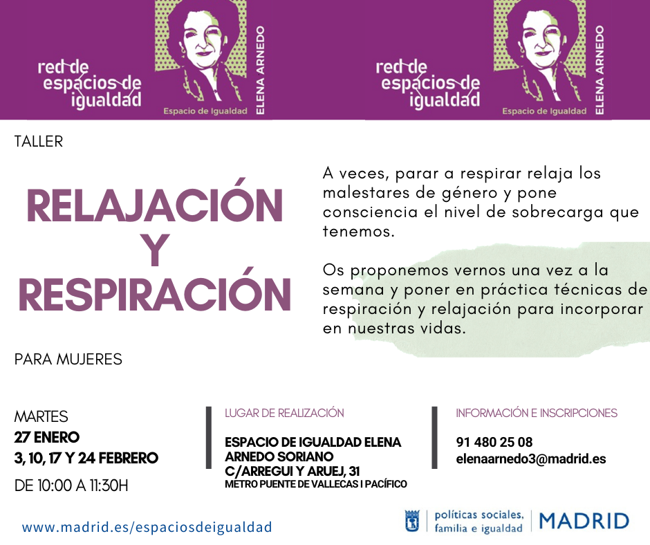 Cartel con el texto contenido en web