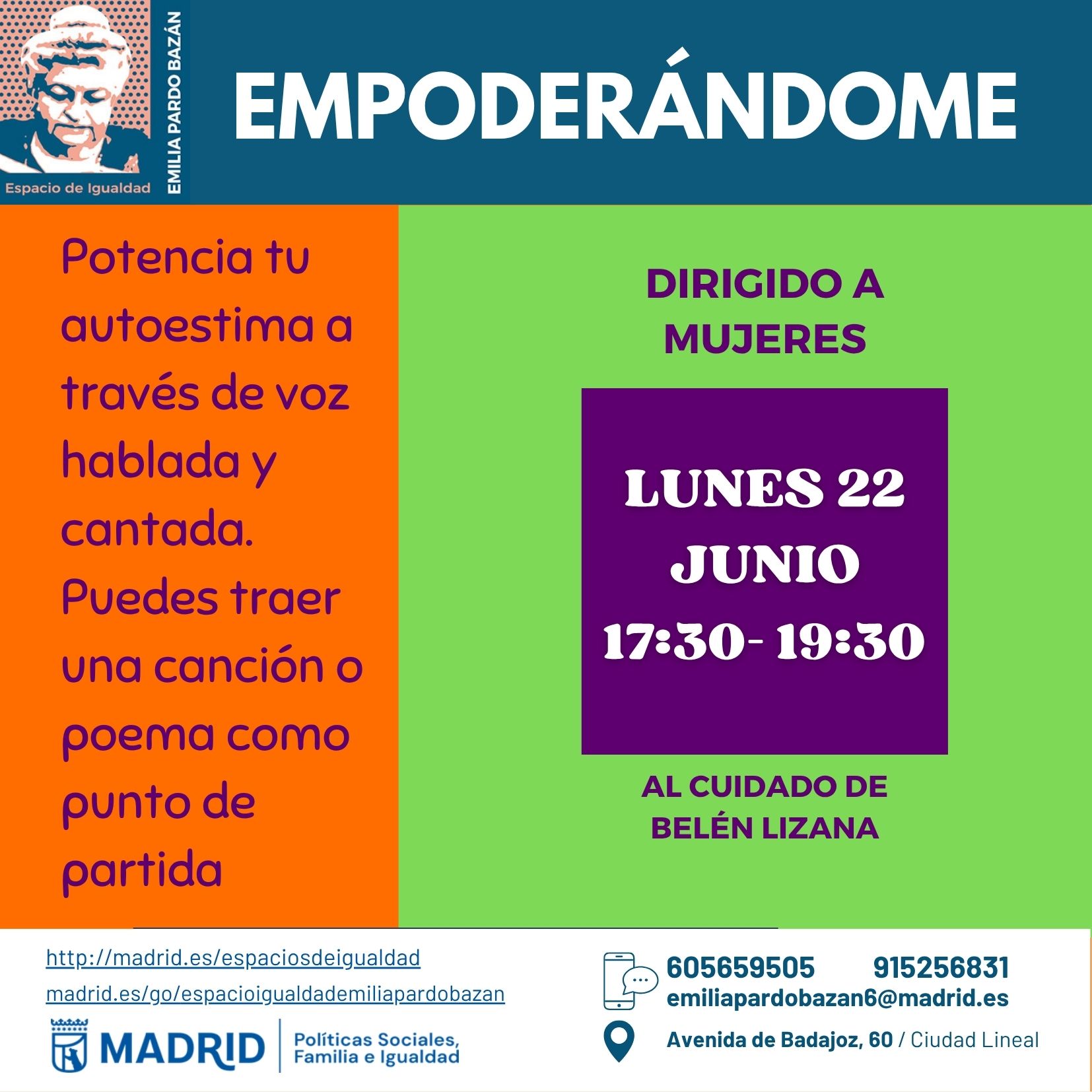 Cartel con la misma informaci&oacute;n que la publicada en web