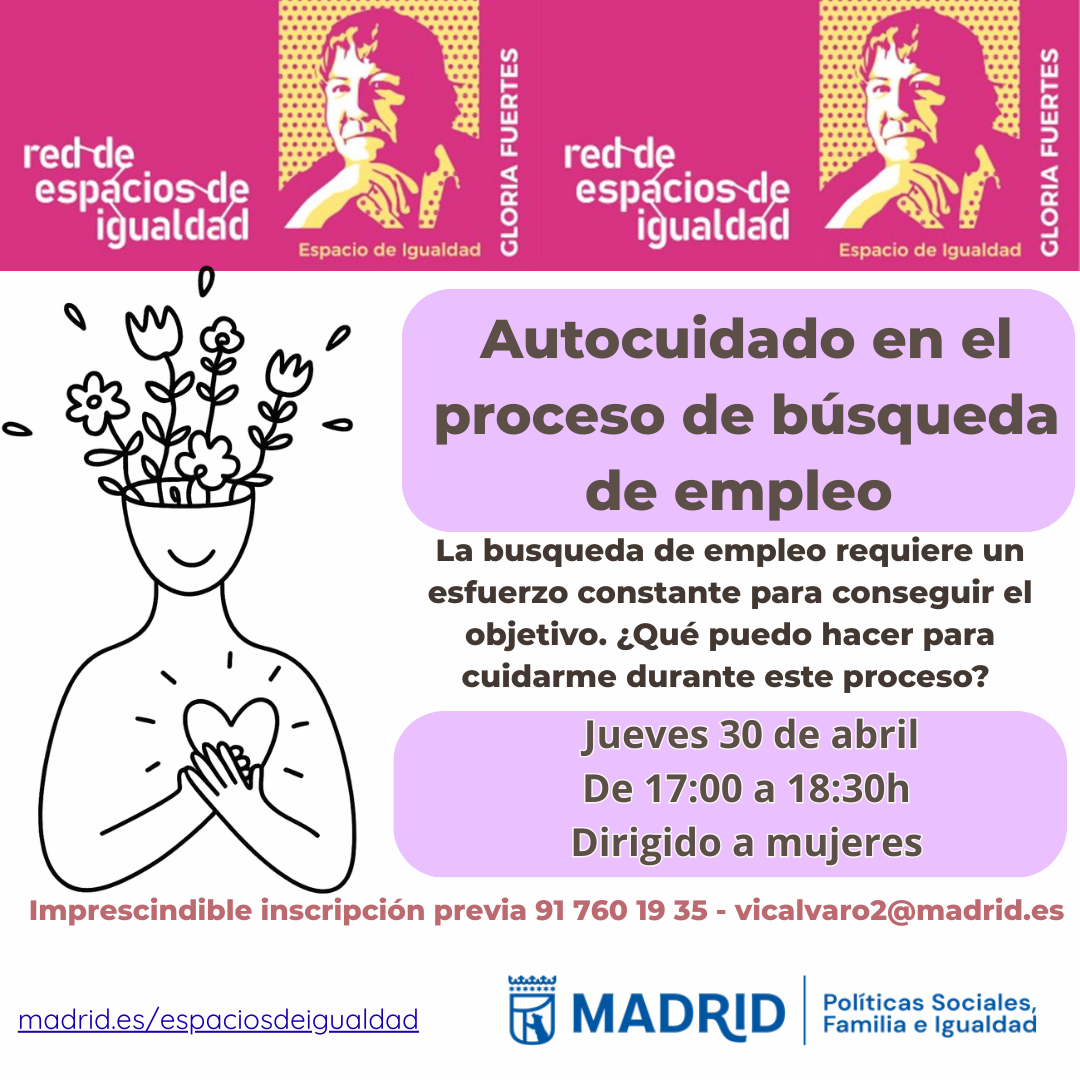 Cartel con el texto contenido en web