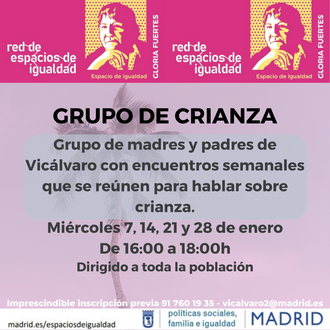 Cartel con el texto contenido en web