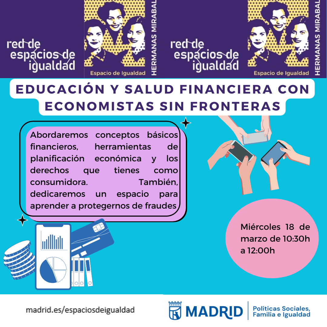 Cartel con el texto contenido en web