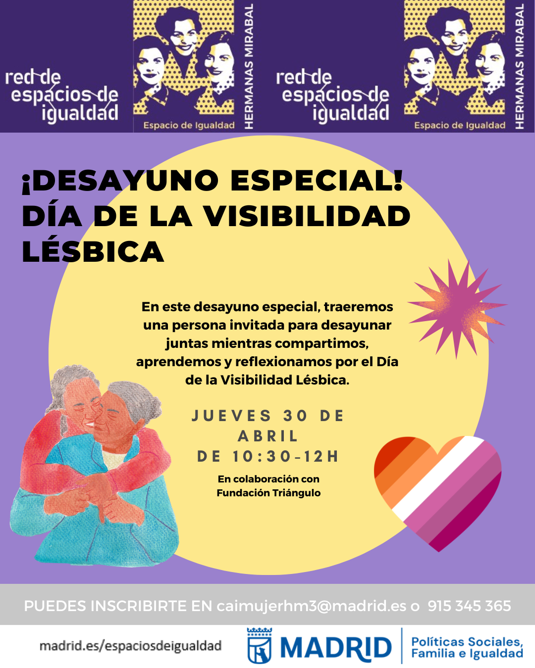 Cartel con el texto contenido en web