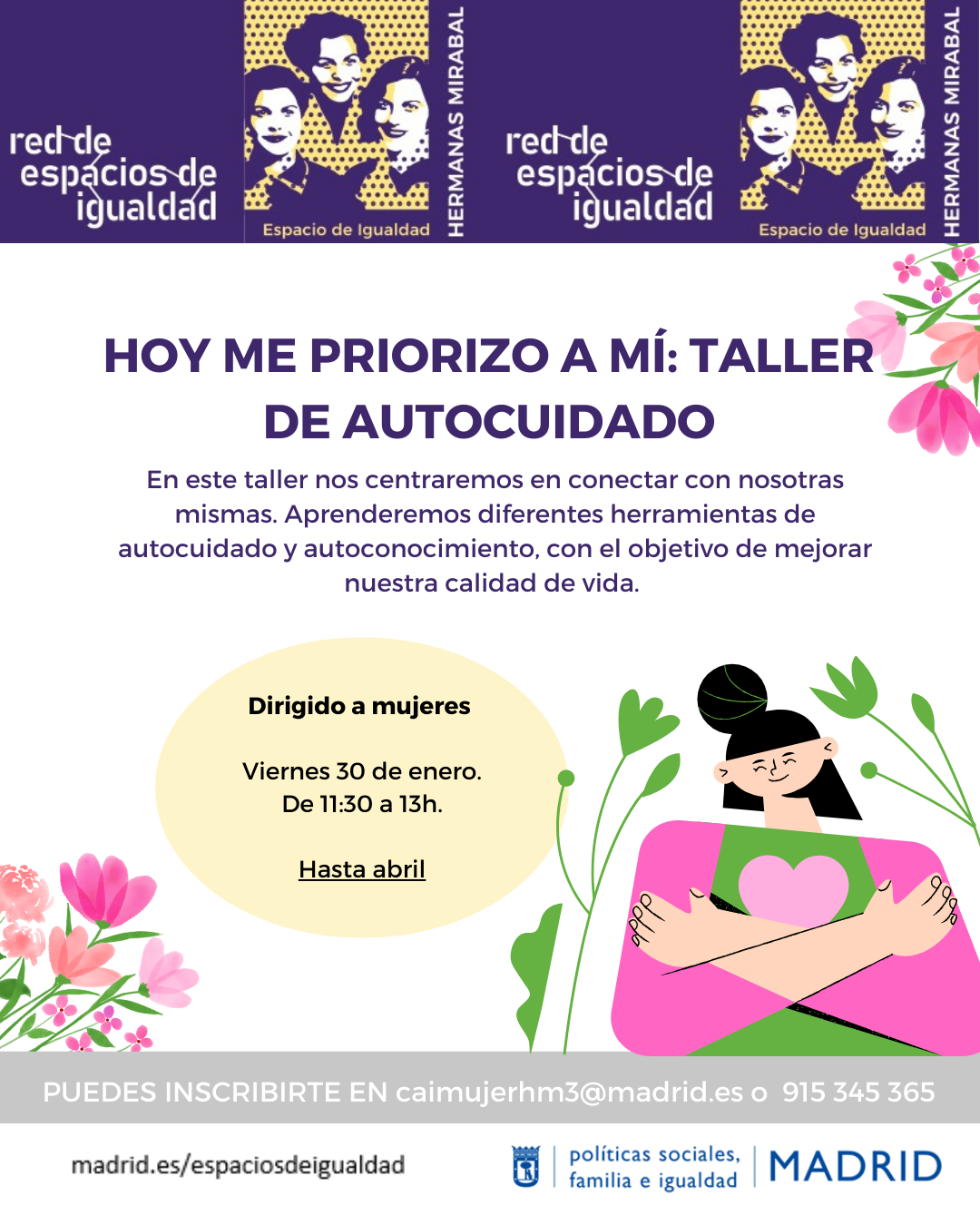 Cartel con el texto contenido en web