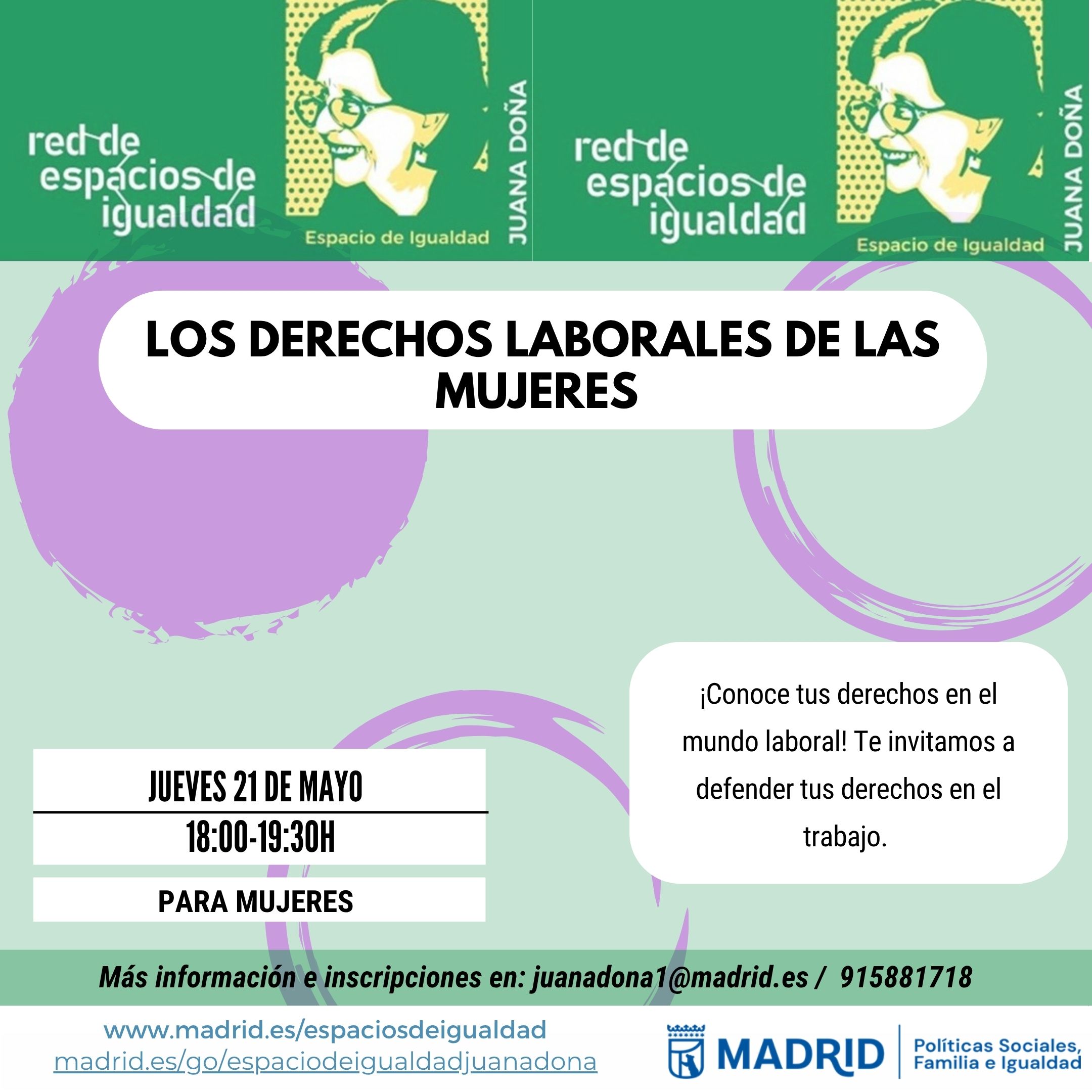 cartel con la misma informaci&oacute;n que la publicada en web