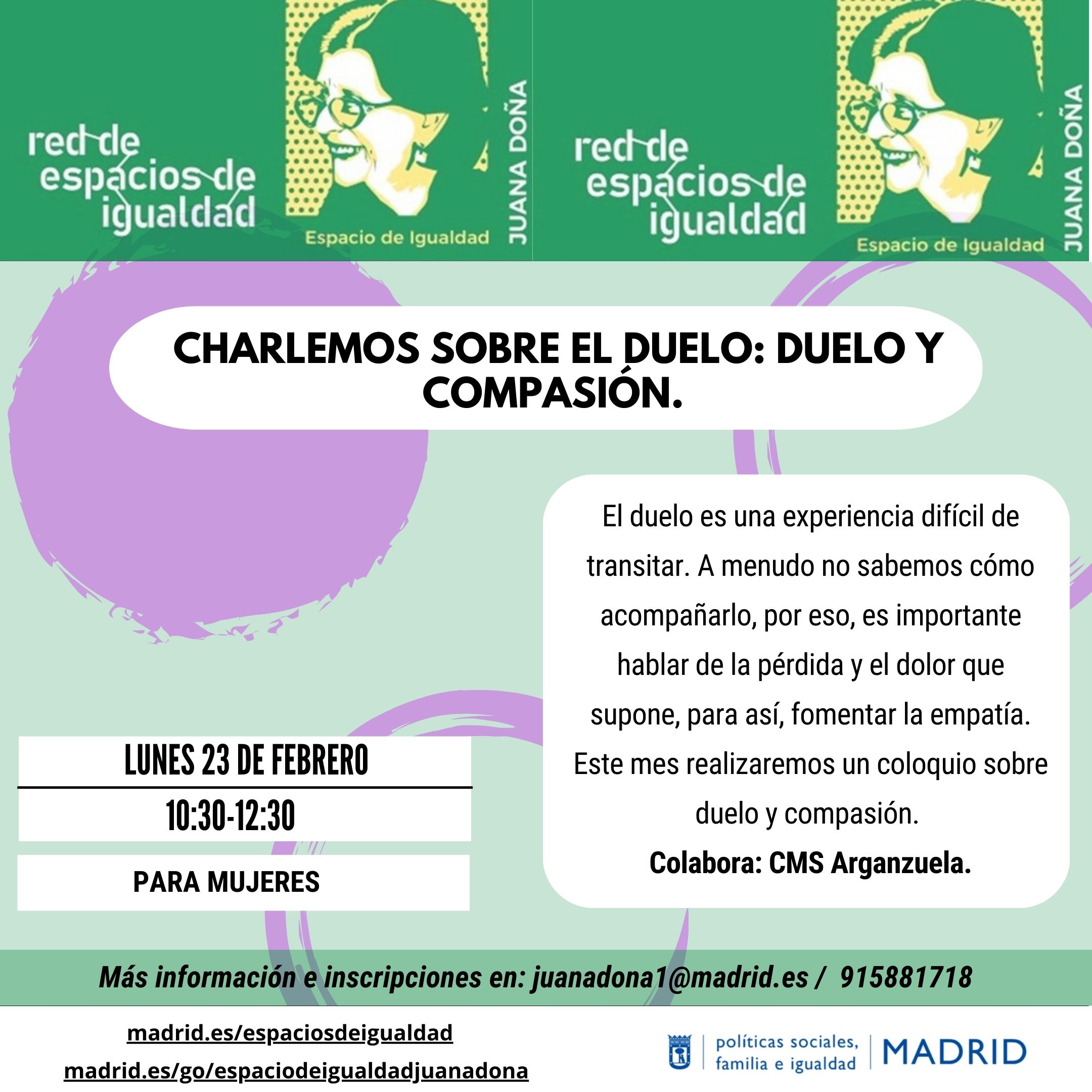 cartel con la misma informaci&oacute;n que lo publicado en web