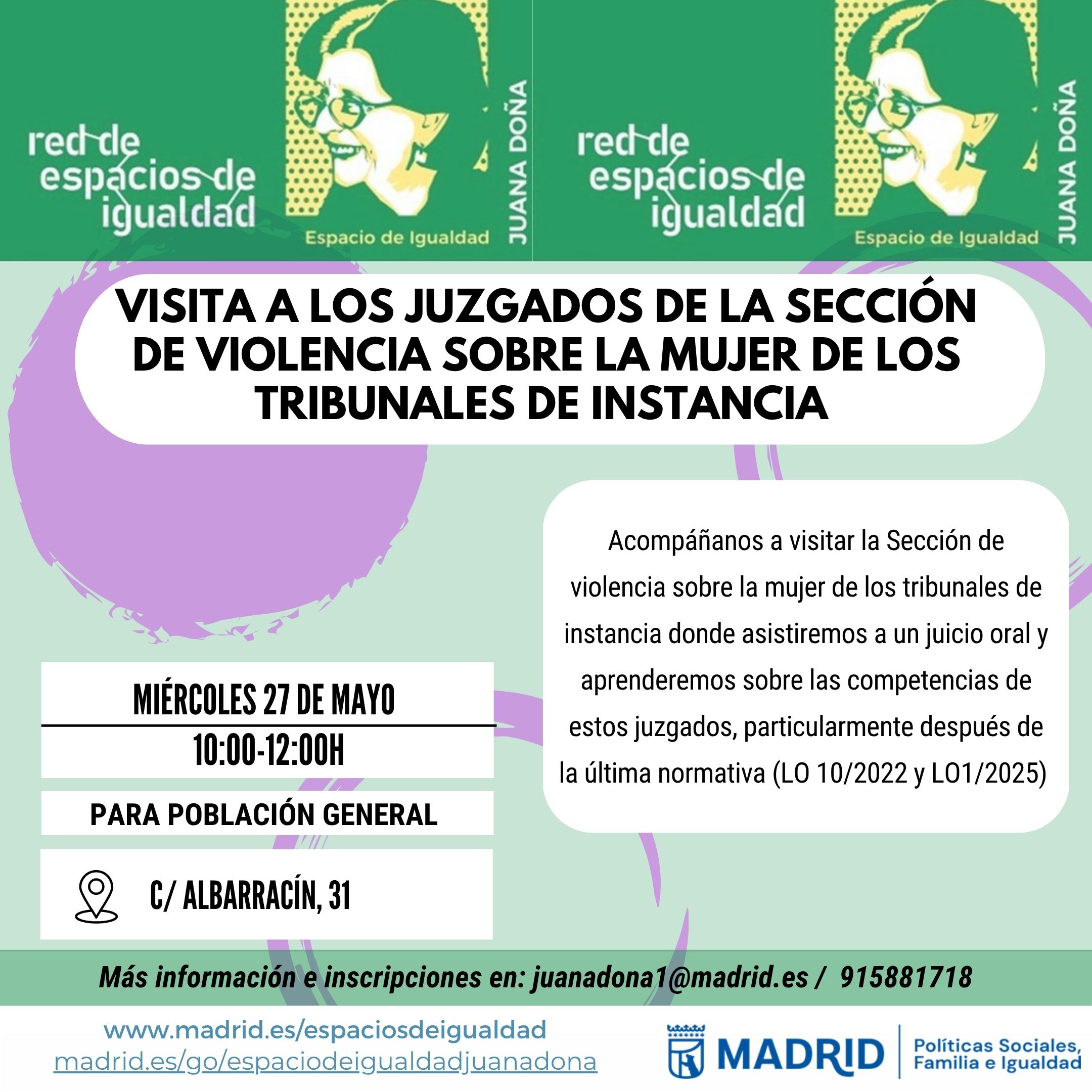 cartel con la misma informaci&oacute;n que la publicada en web
