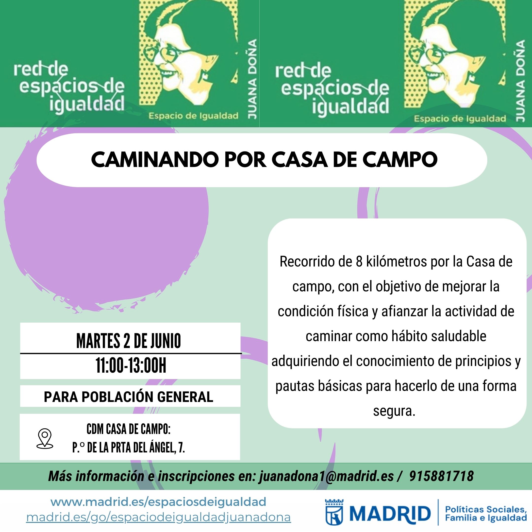 cartel con texto informativo similar a lo publicado en web