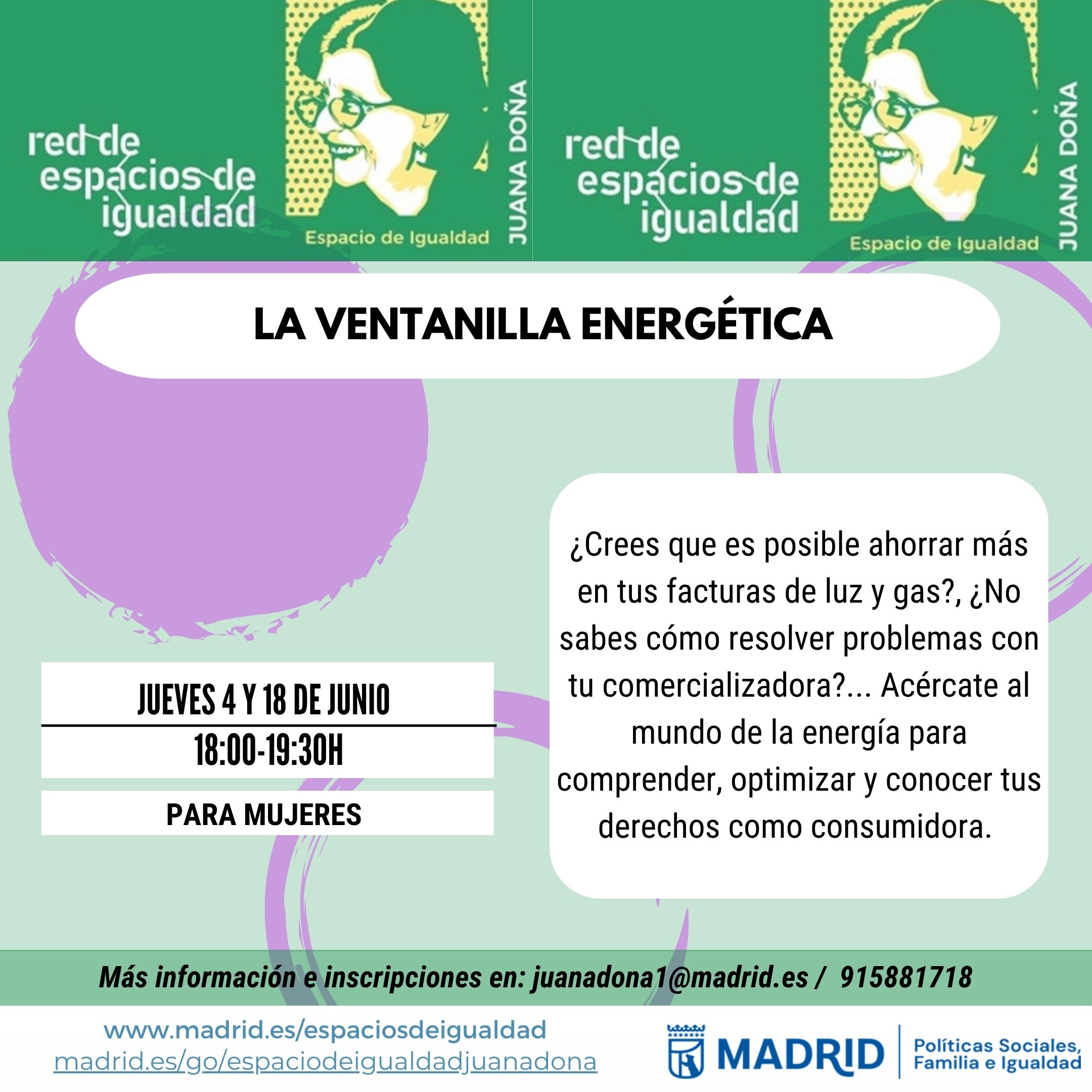 Cartel con texto contenido en web