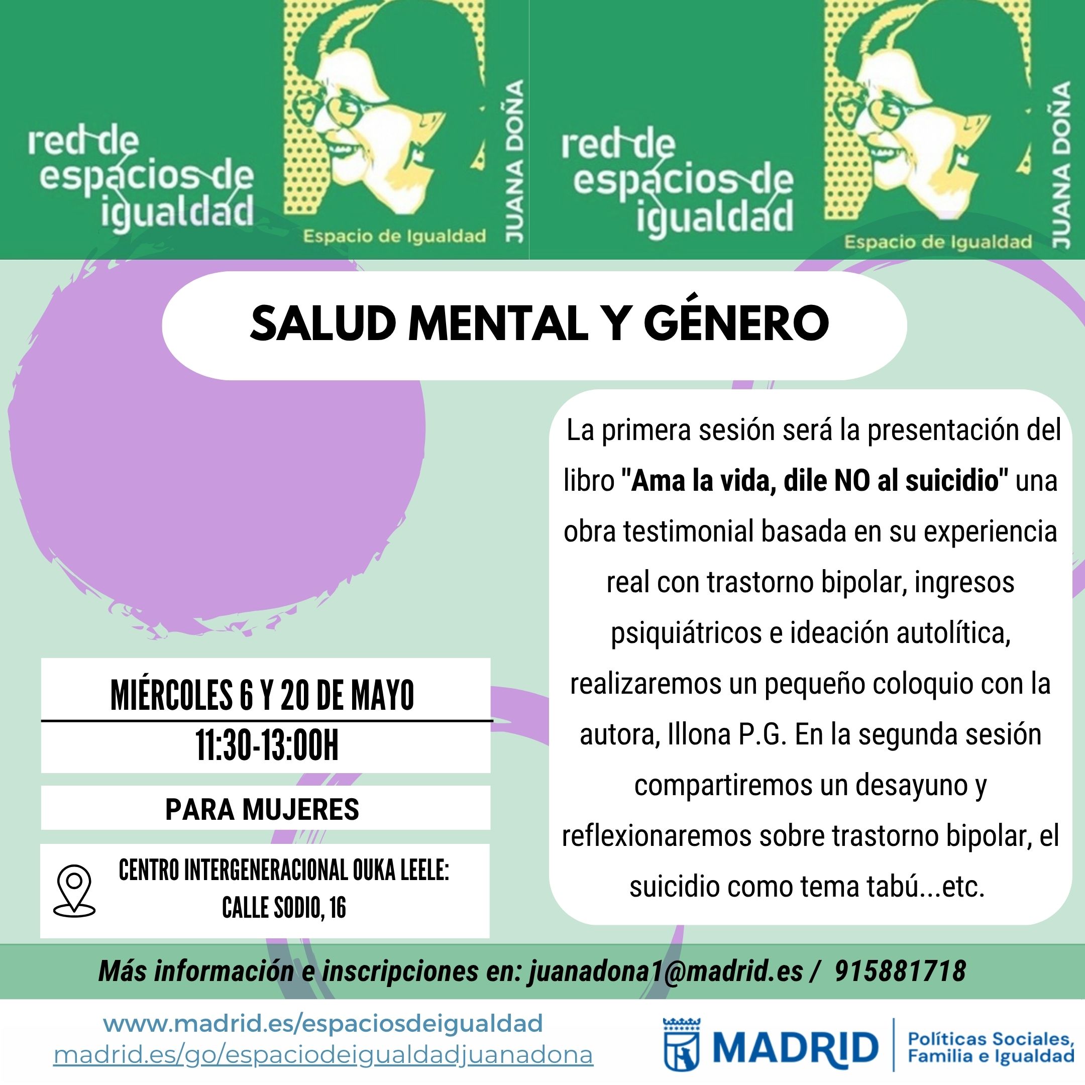 Salud mental y g&eacute;nero