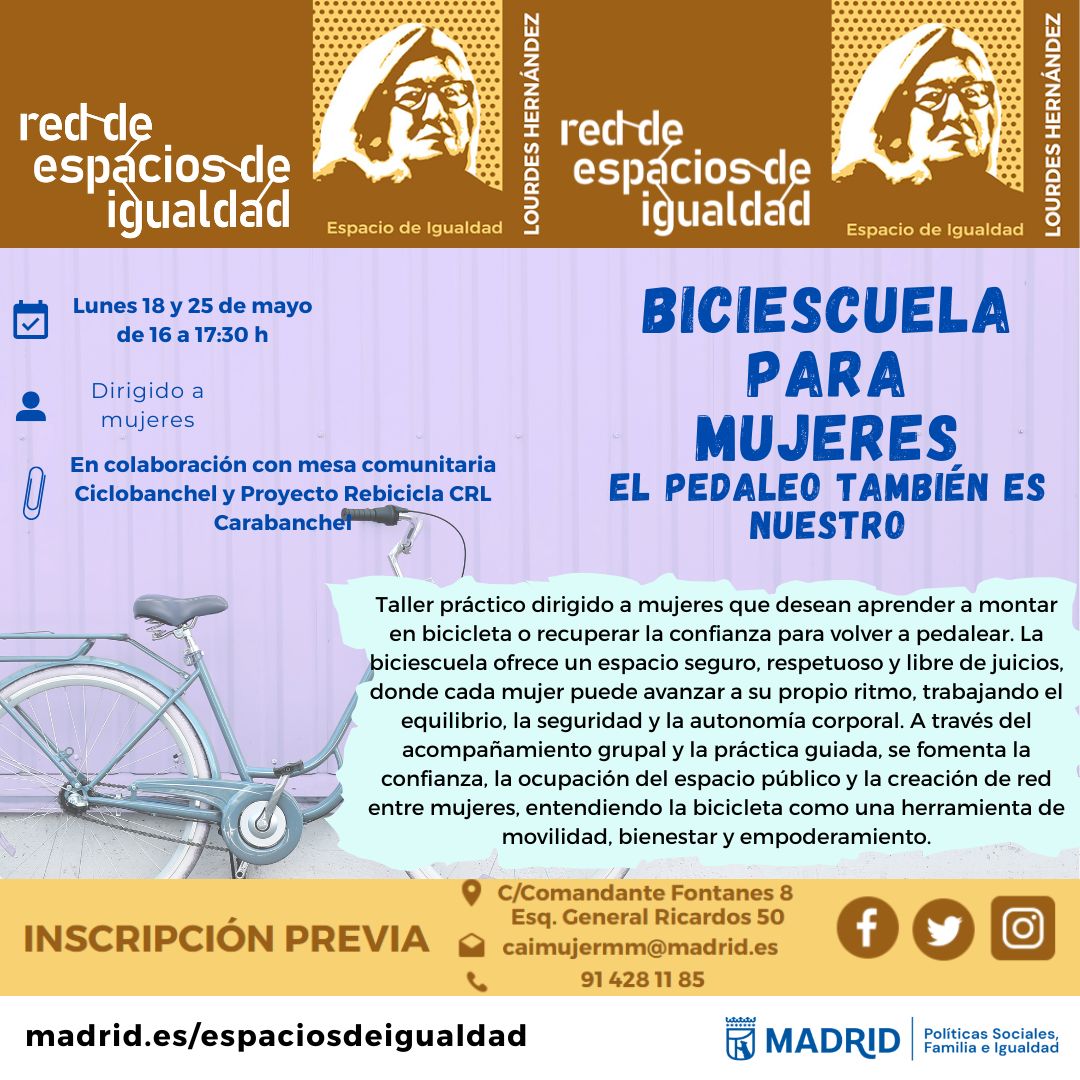 Cartel con el texto contenido en web
