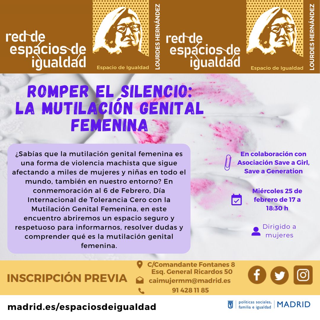 Cartel con el texto contenido en web