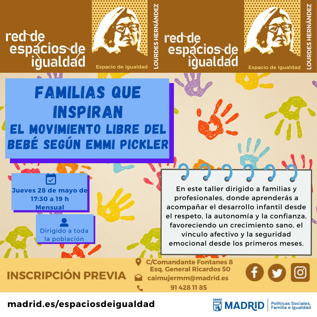 Cartel con el texto contenido en web