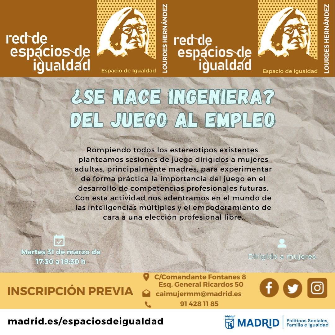 Cartel con el texto contenido en web