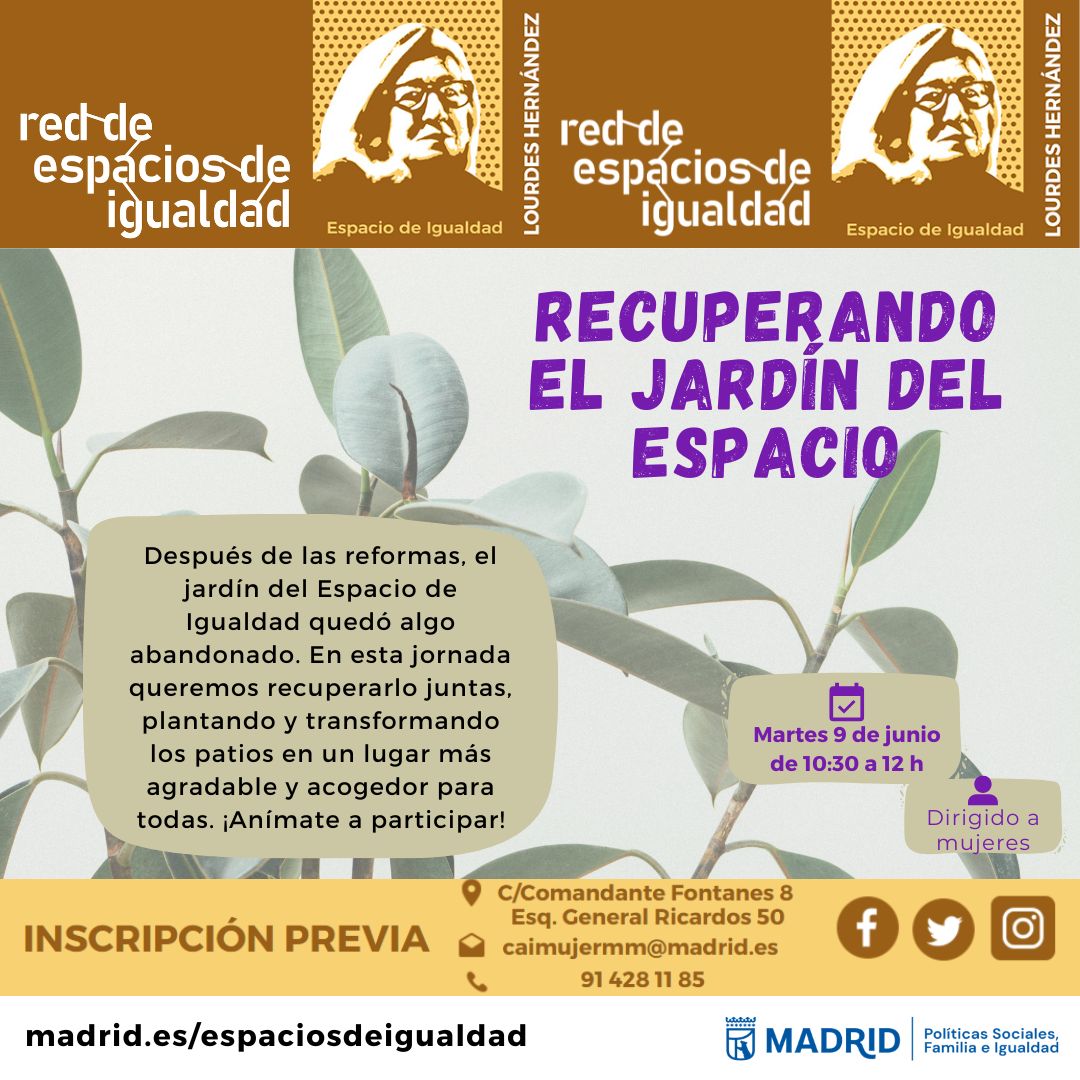 Cartel con el texto contenido en web