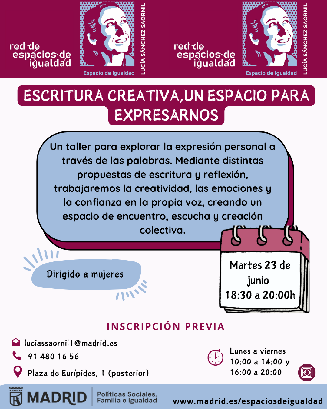 cartel con la misma informaci&oacute;n que lo publicado en web