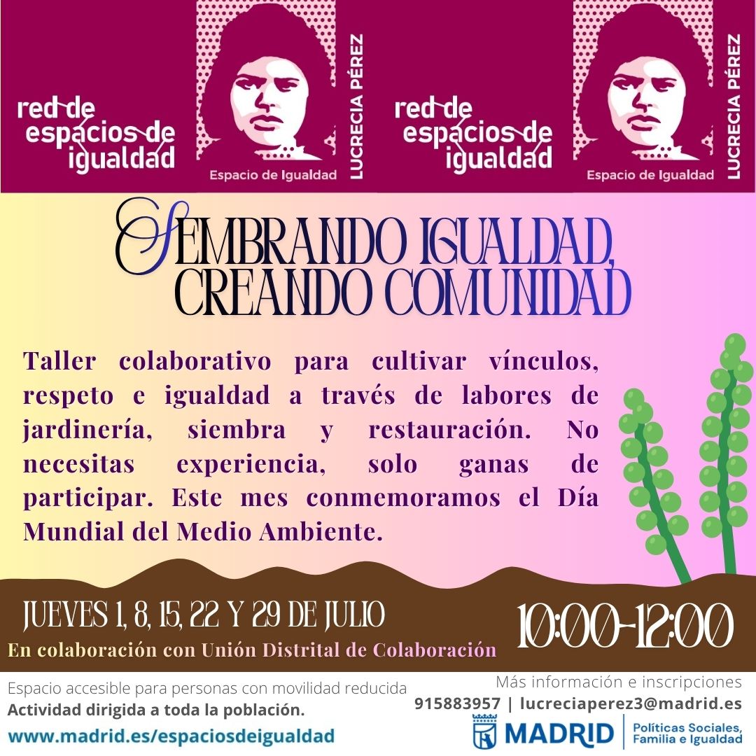 Cartel con el texto contenido en web